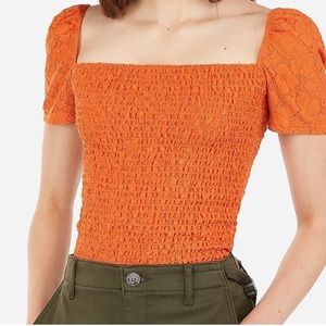Express Orange Top